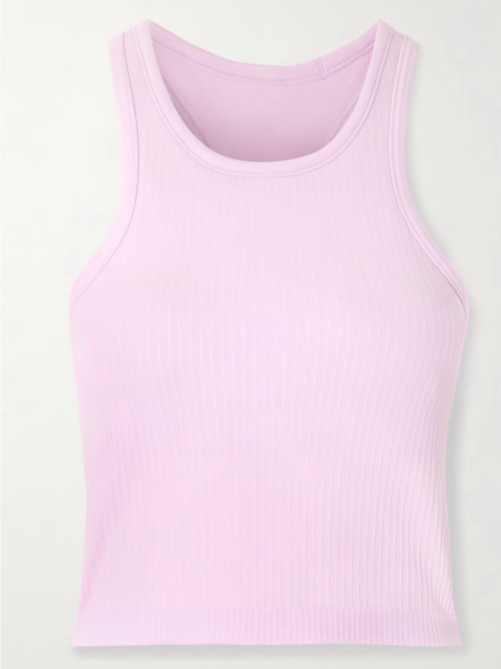 lululemon athletica Light Pink Ribbed Muscle Tank